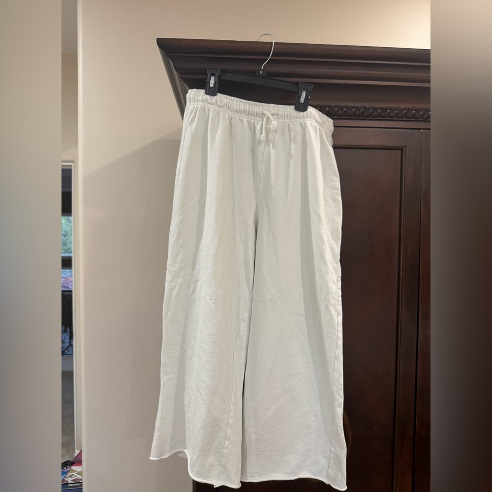 White Zara sweatpants